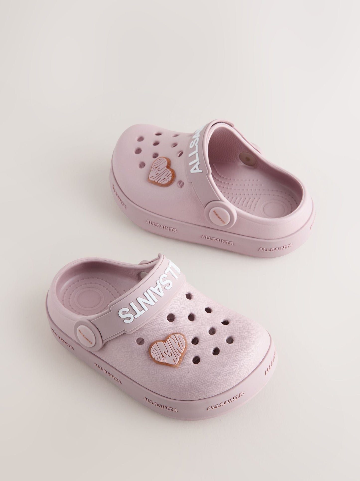 smALLSAINTS Pink Clog Sandals image 1