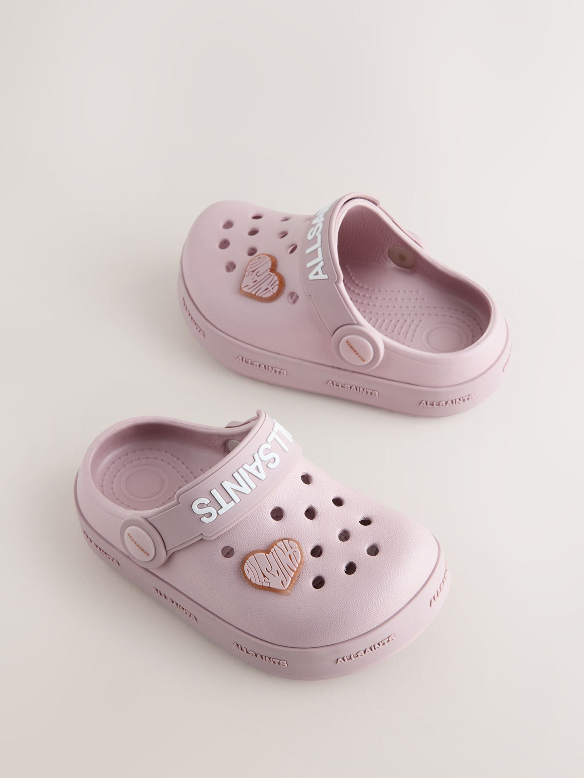 smALLSAINTS Pink Clog Sandals image 1
