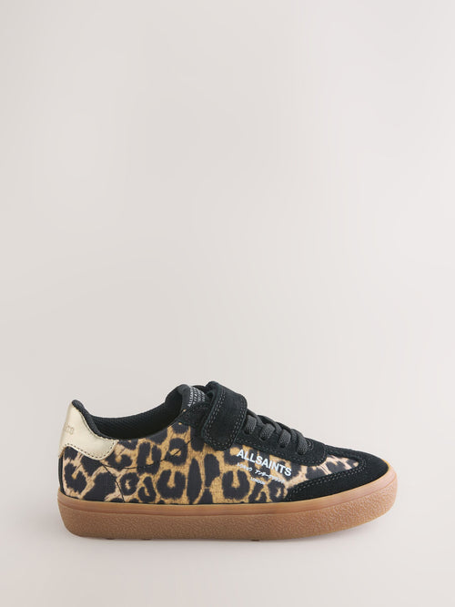 smALLSAINTS Leopard Ripstop Gum Sole Trainers image 1