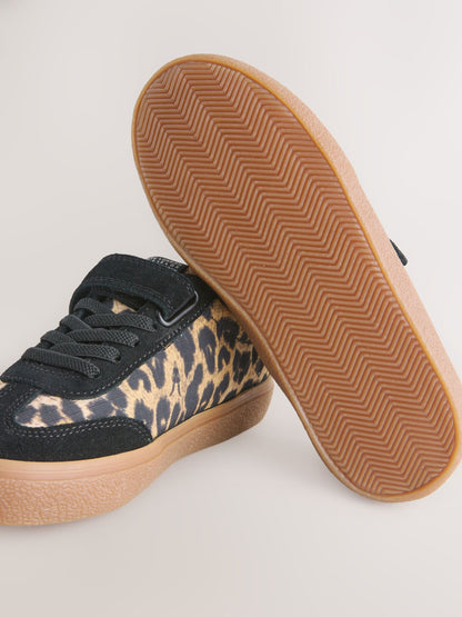 smALLSAINTS Leopard Ripstop Gum Sole Trainers image 5