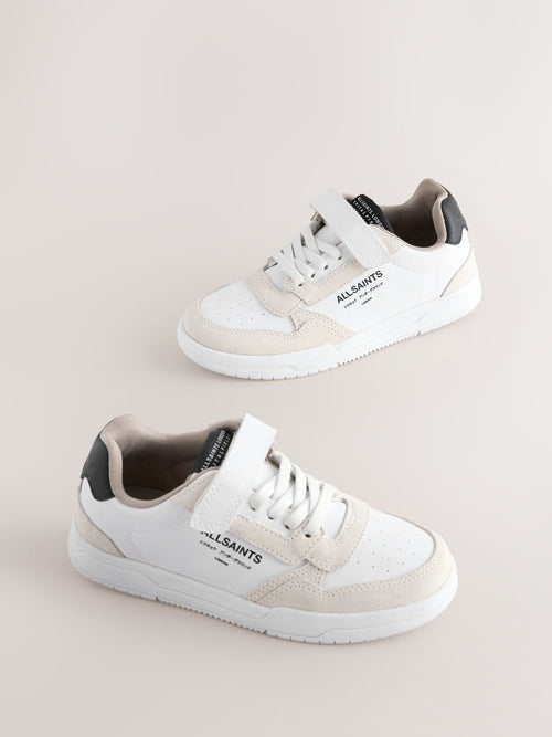 smALLSAINTS White Regan Low Top Trainers image 1