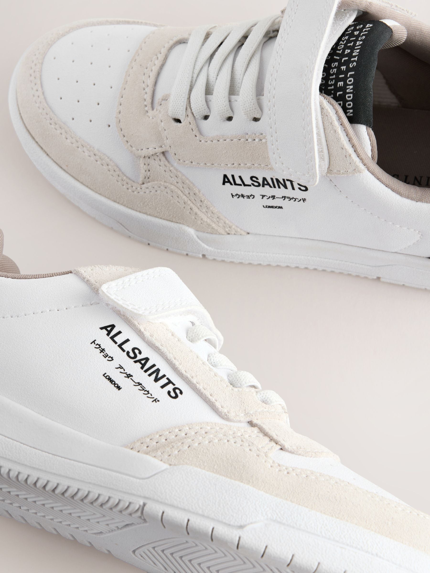 smALLSAINTS White Regan Low Top Trainers image 3