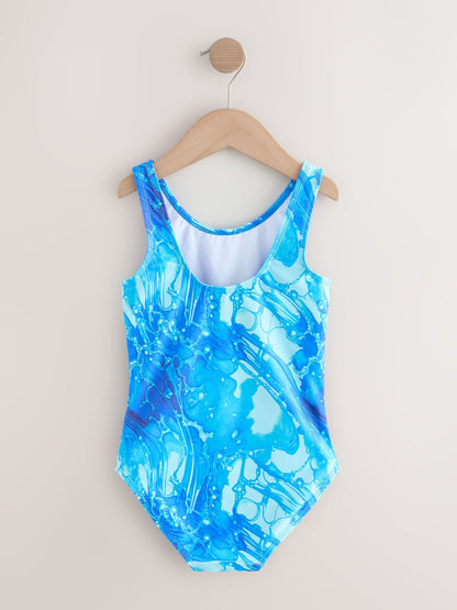 Dsiney Kidz - Blue Scoop Neck Swimsuit (3-16yrs) image 5
