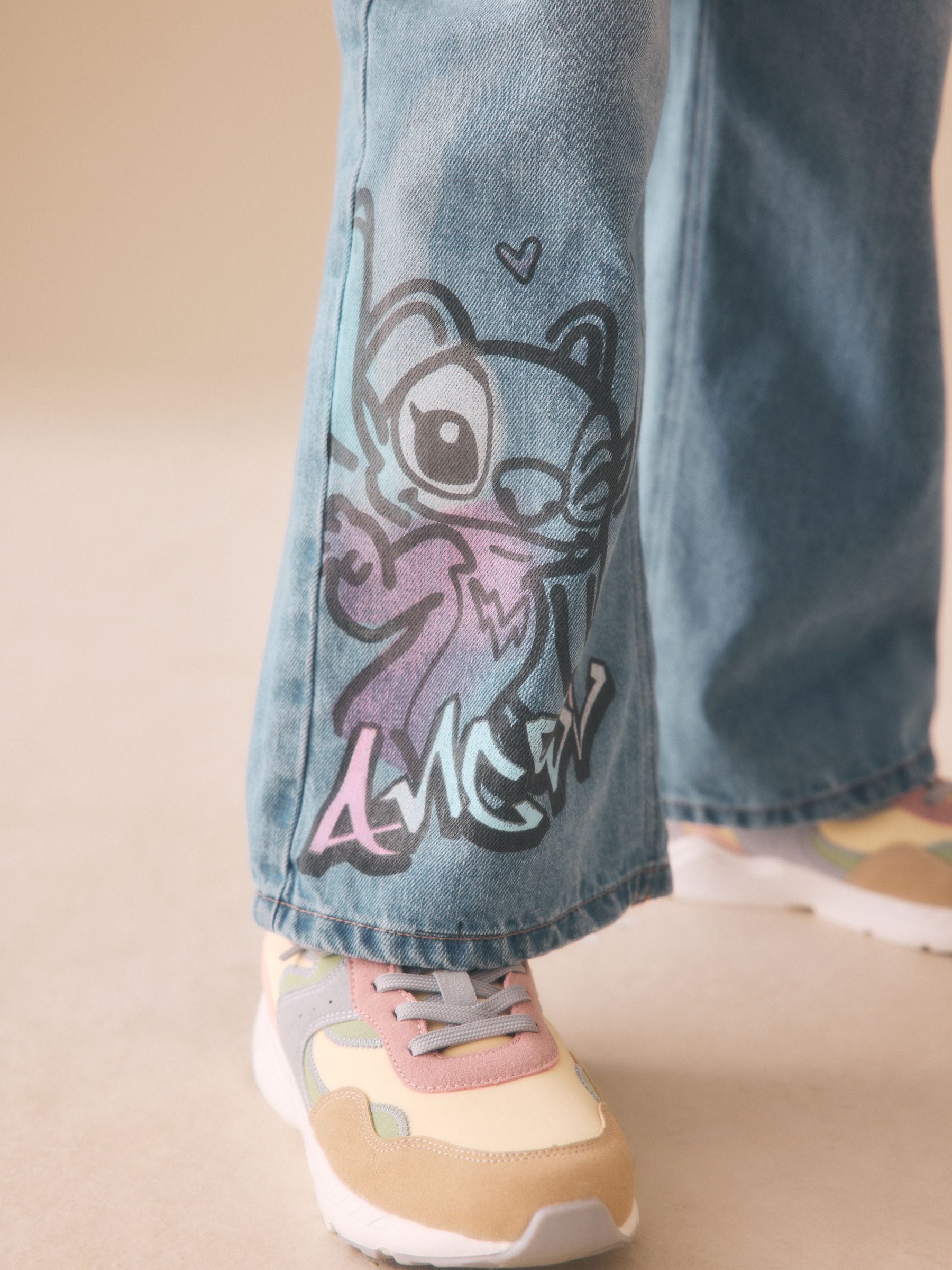 Dsiney Kidz - Blue Disney Lilo & Stitch Jeans (3-16yrs) image 5