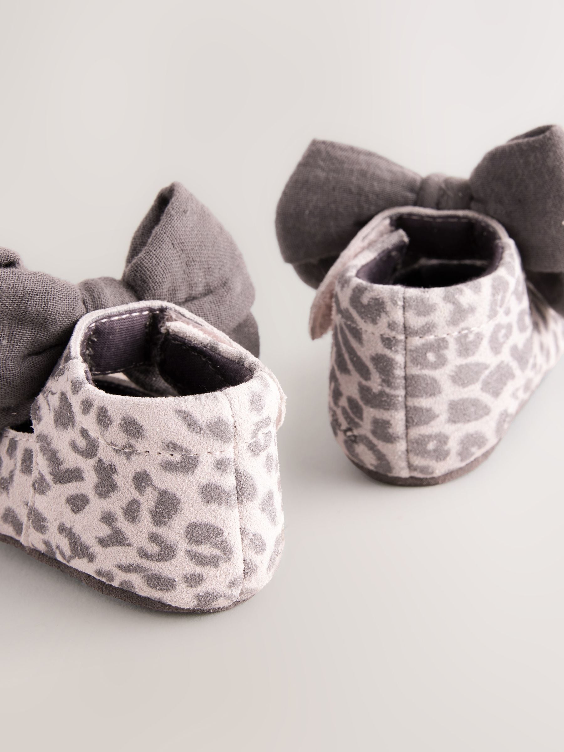 smALLSAINTS Leopard Bow Mary Jane Padders image 4