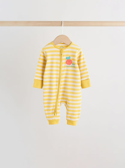 Multi Stripe Baby Sleepsuits 3 Pack (0mths-3yrs) image 3