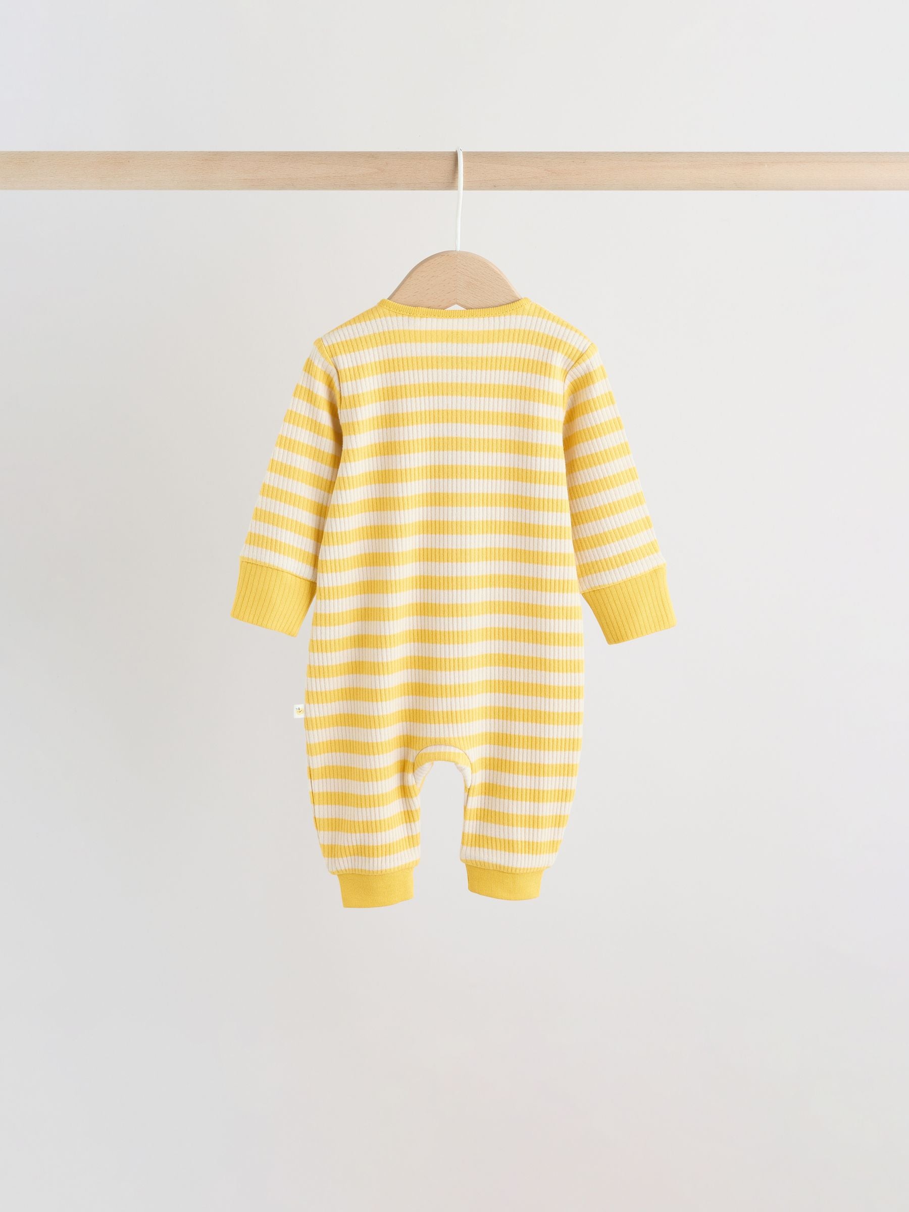 Multi Stripe Baby Sleepsuits 3 Pack (0mths-3yrs) image 4