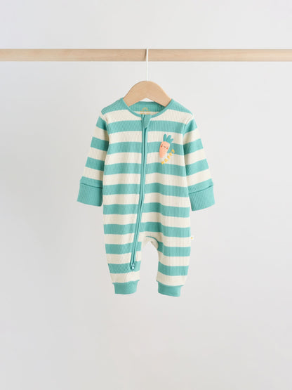 Multi Stripe Baby Sleepsuits 3 Pack (0mths-3yrs) image 6