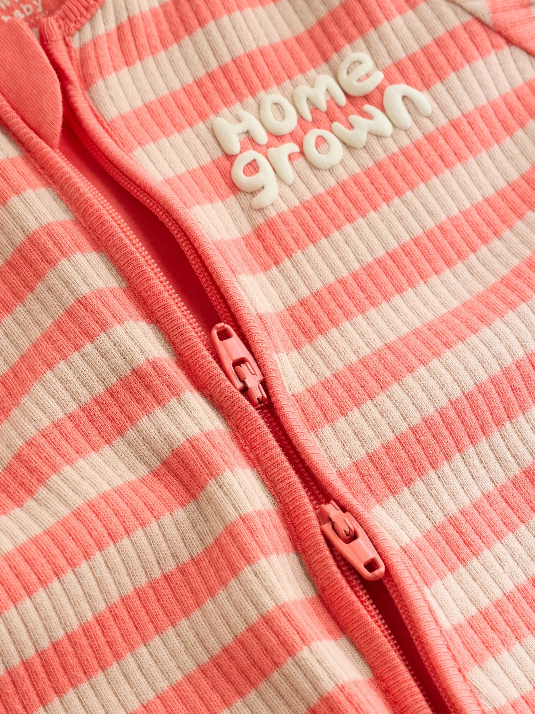 Multi Stripe Baby Sleepsuits 3 Pack (0mths-3yrs) image 7