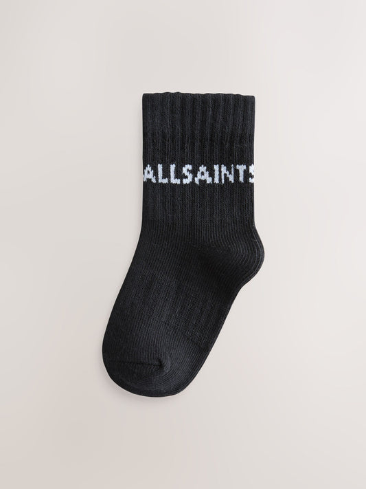 smALLSAINTS Blue Logo Neutral Baby Socks 5 Pack - image 2