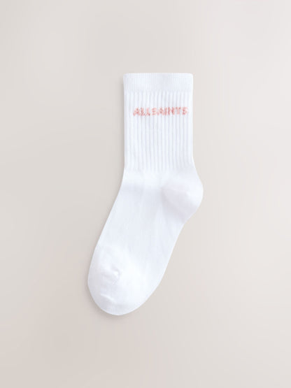 smALLSAINTS Pink Logo Socks 2 Pack image 3