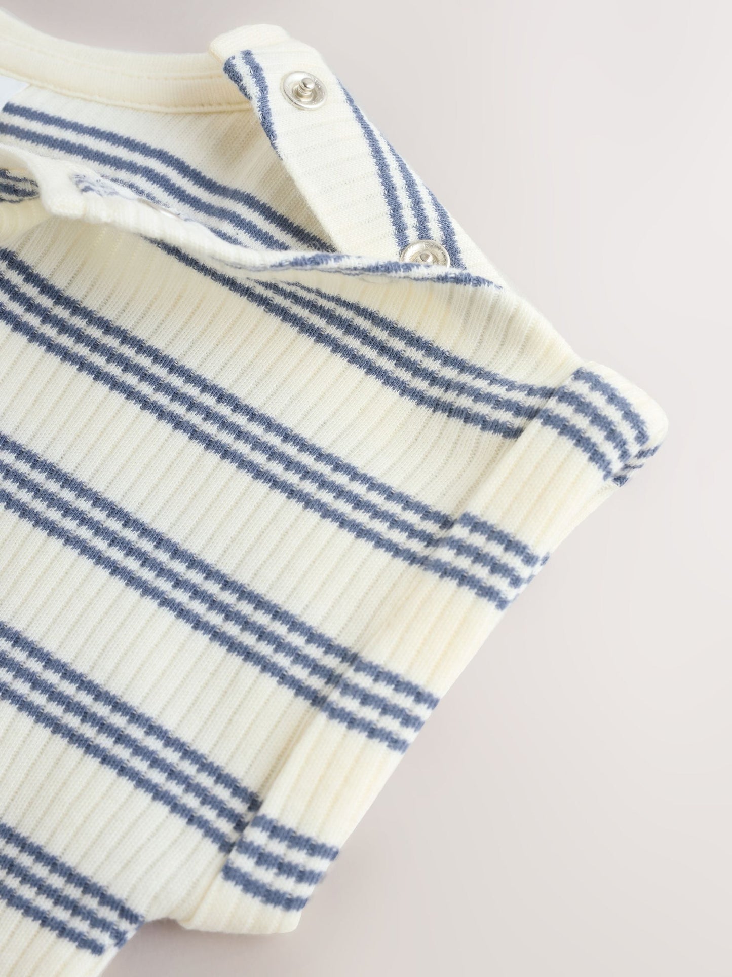 Blue Striped I love my Daddy Jersey Baby Romper image 6
