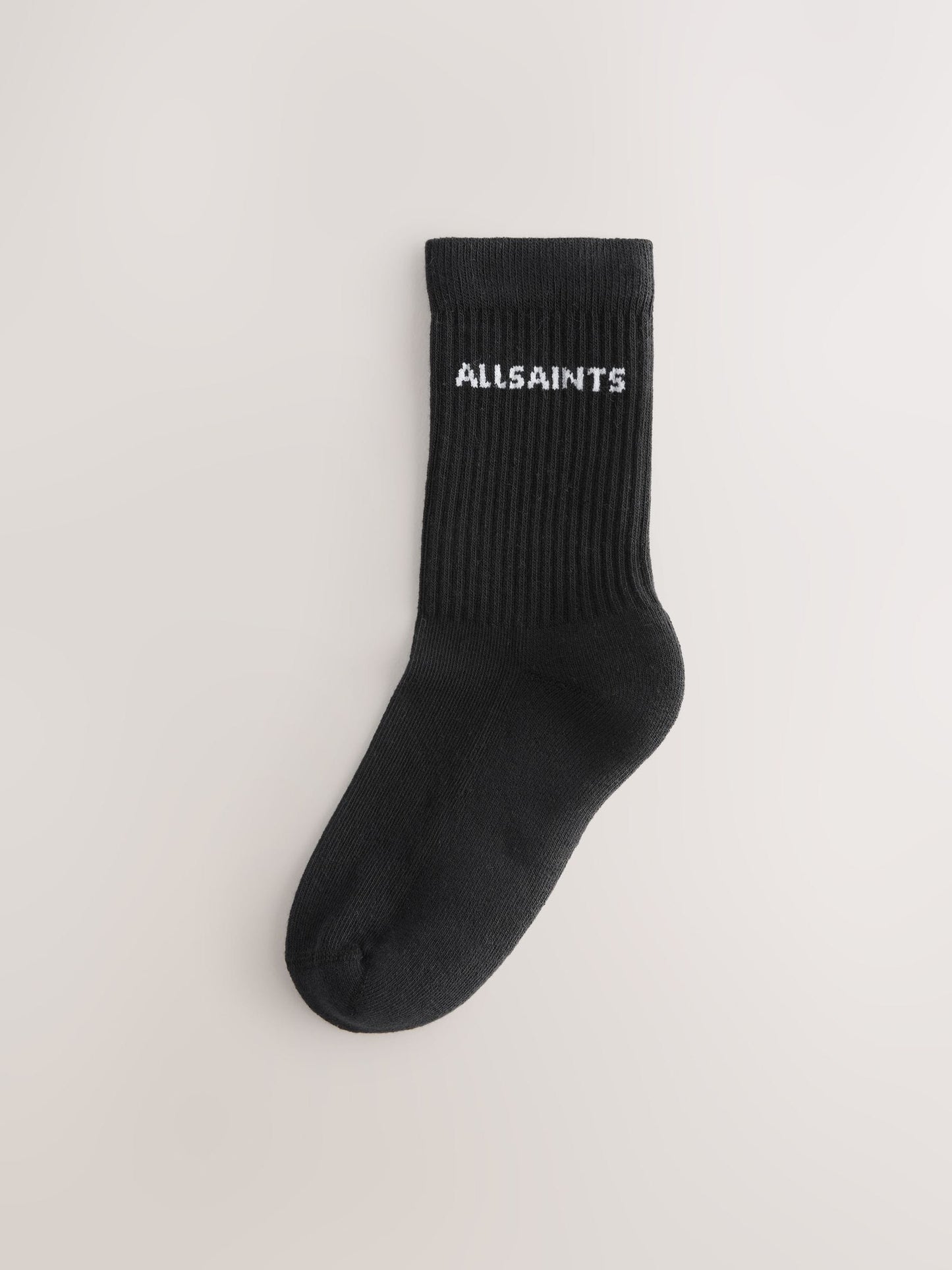 smALLSAINTS Black Logo Cushioned Sole Socks 6 Pack image 3