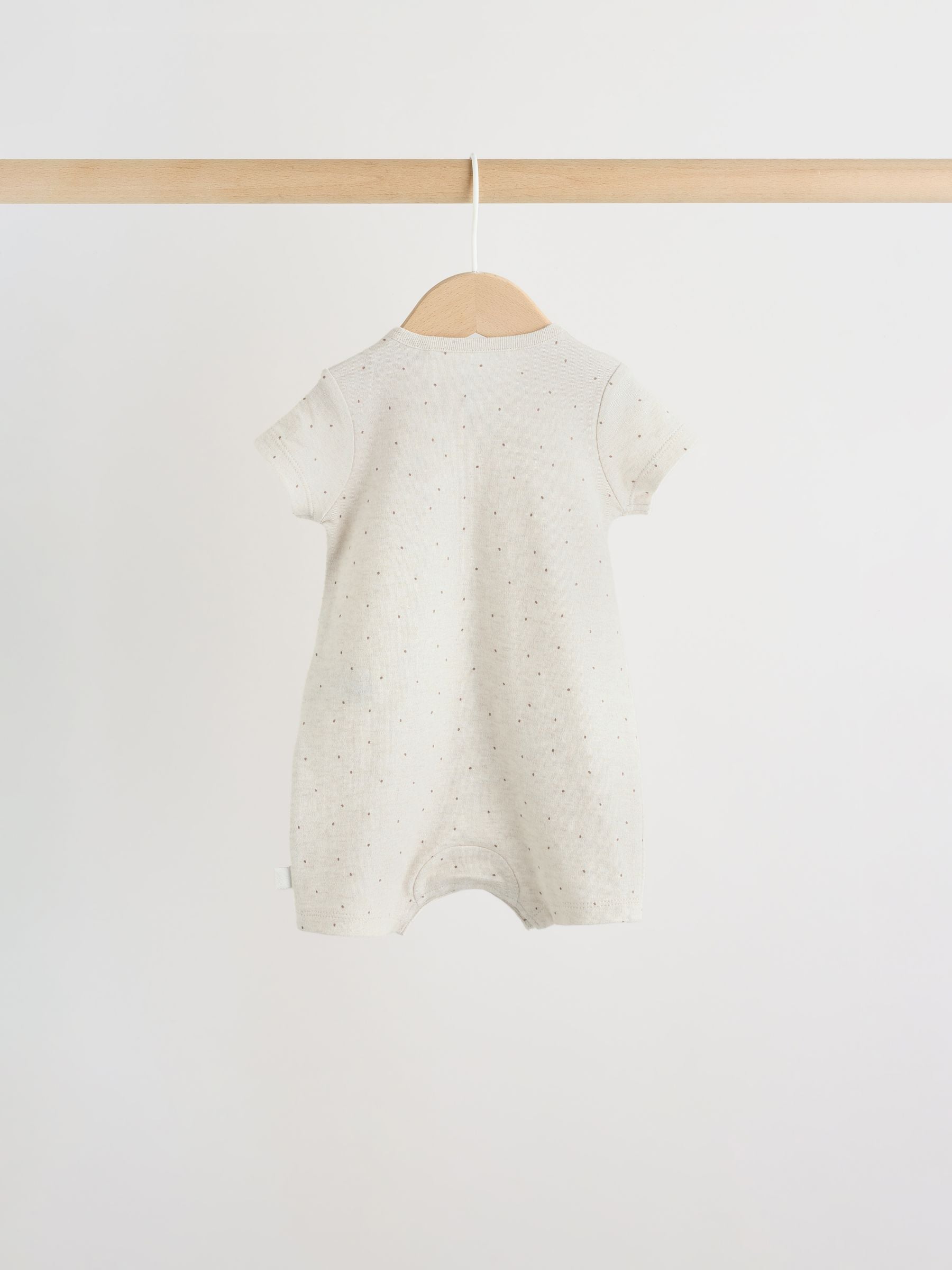 Neutral Hamish Highland Cow Jersey Baby Rompers 3 Pack image 6