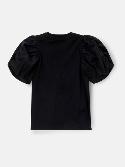 Dsiney Kidz - Angel & Rocket Black Eve Ruffle Heart Puff Sleeve T-Shirt image 6