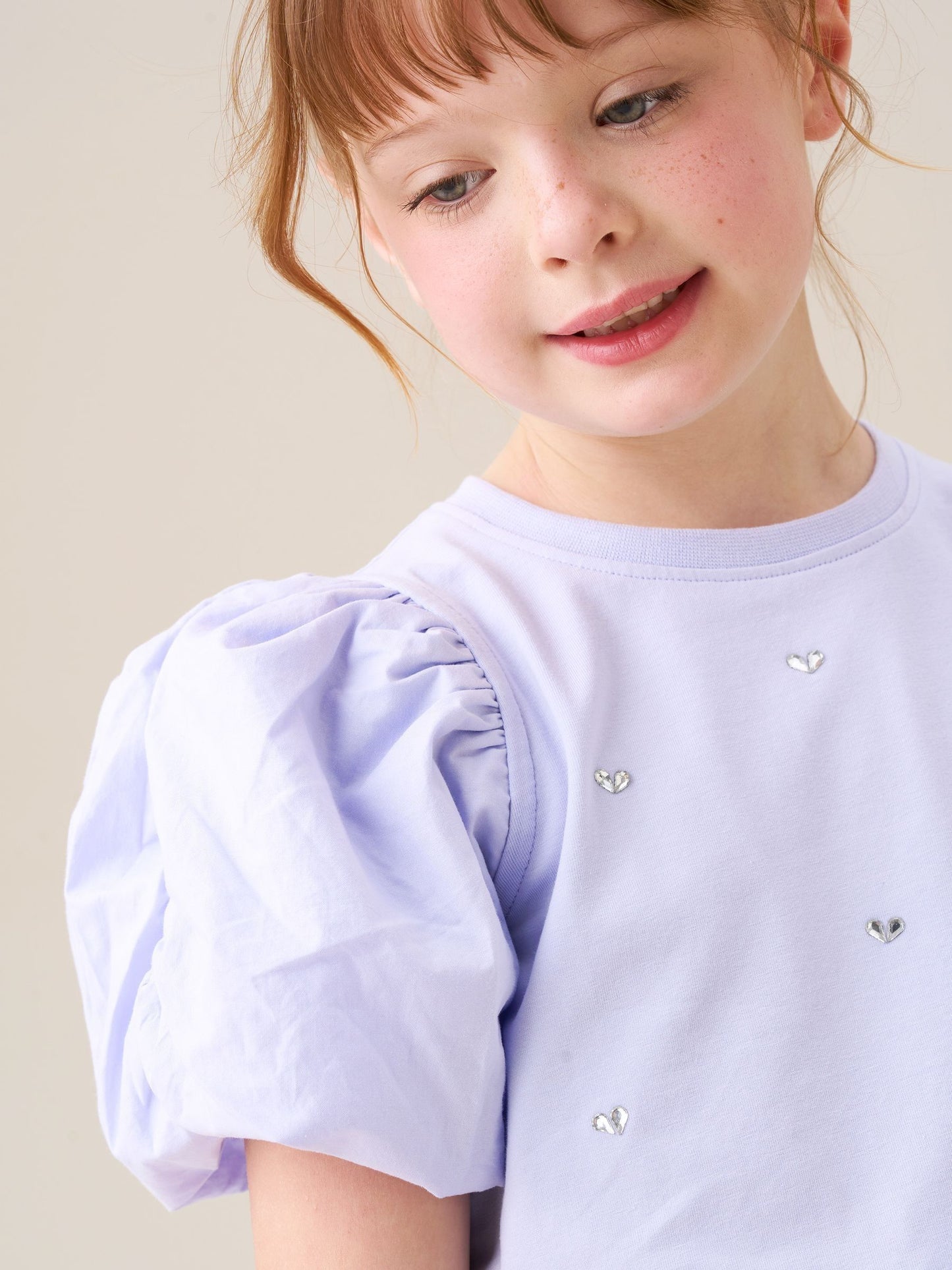 Dsiney Kidz - Angel & Rocket Purple Aofie Bow T-Shirt image 2