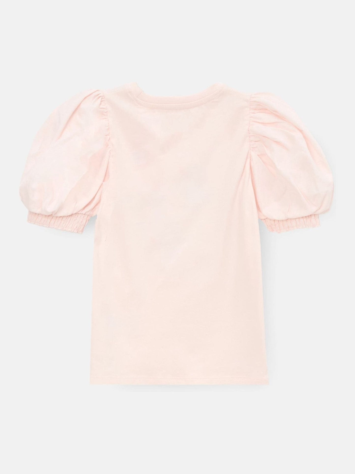 Dsiney Kidz - Angel & Rocket Fusia Pink Eve Ruffle Heart Puff Sleeve T-Shirt image 5