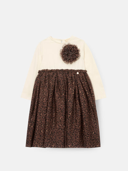 Angel & Rocket Cream Carrie Corsage Mesh Dress image 6