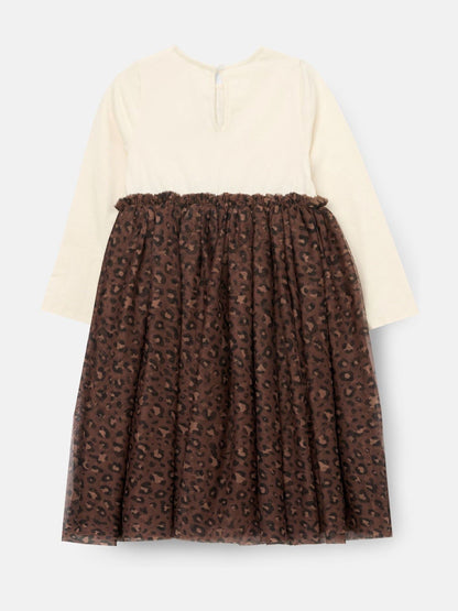 Angel & Rocket Cream Carrie Corsage Mesh Dress image 7