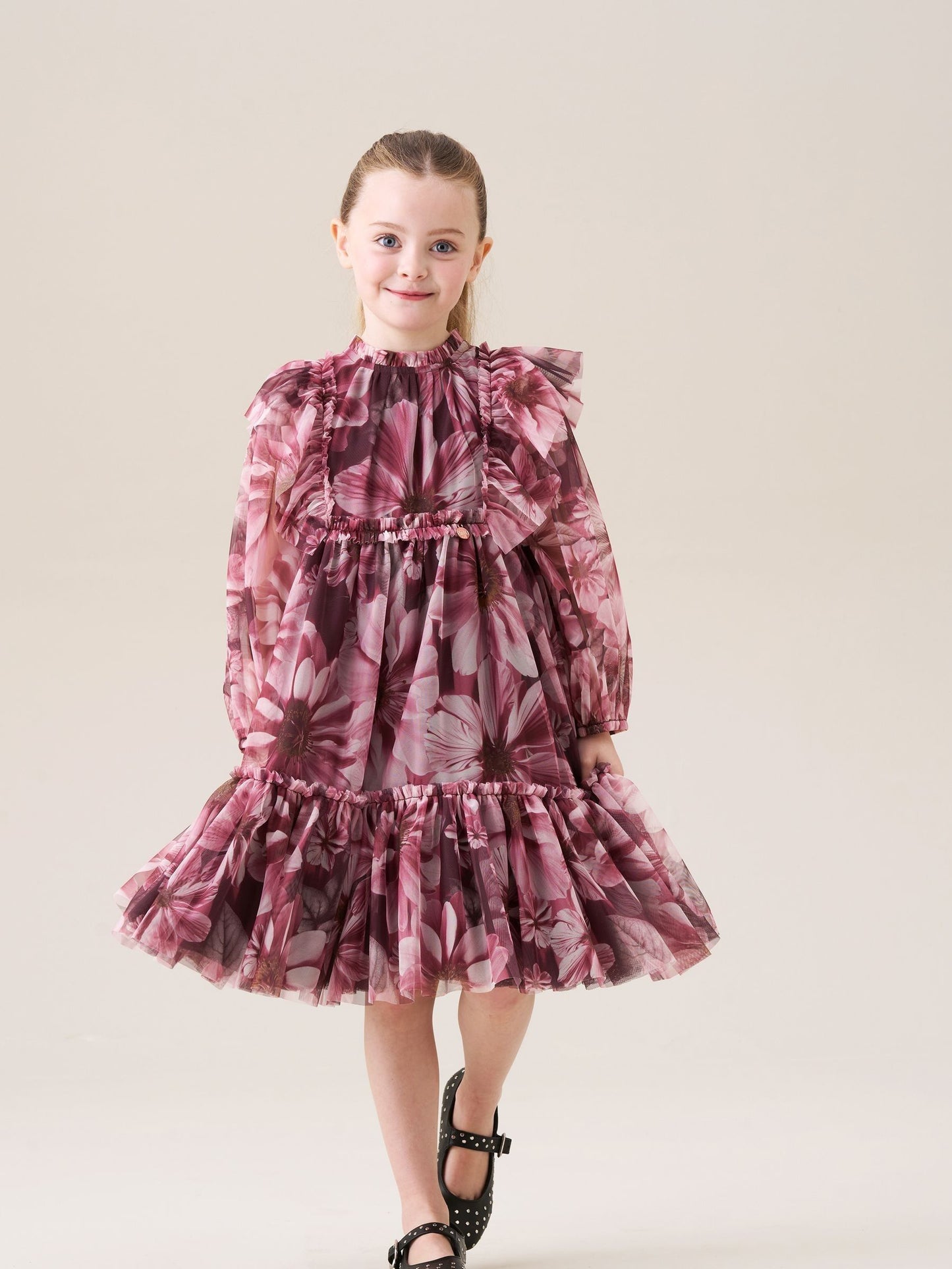 Angel & Rocket Estella Floral Mesh Dress image 1