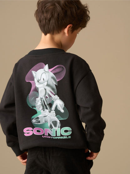 Dsiney Kidz - Angel & Rocket Black Sonic Sweatshirt image 2