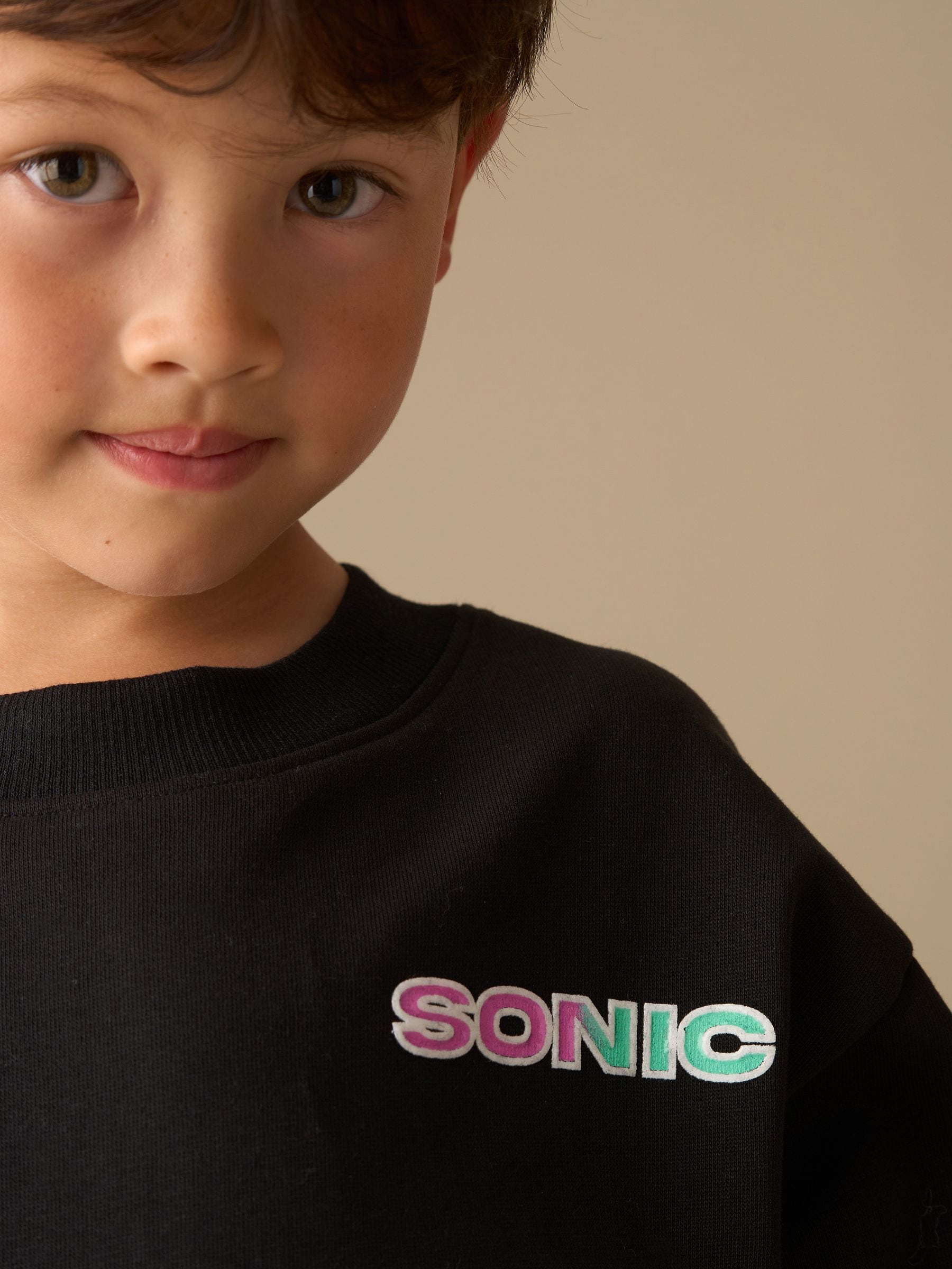Dsiney Kidz - Angel & Rocket Black Sonic Sweatshirt image 4