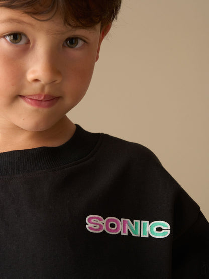 Dsiney Kidz - Angel & Rocket Black Sonic Sweatshirt image 4