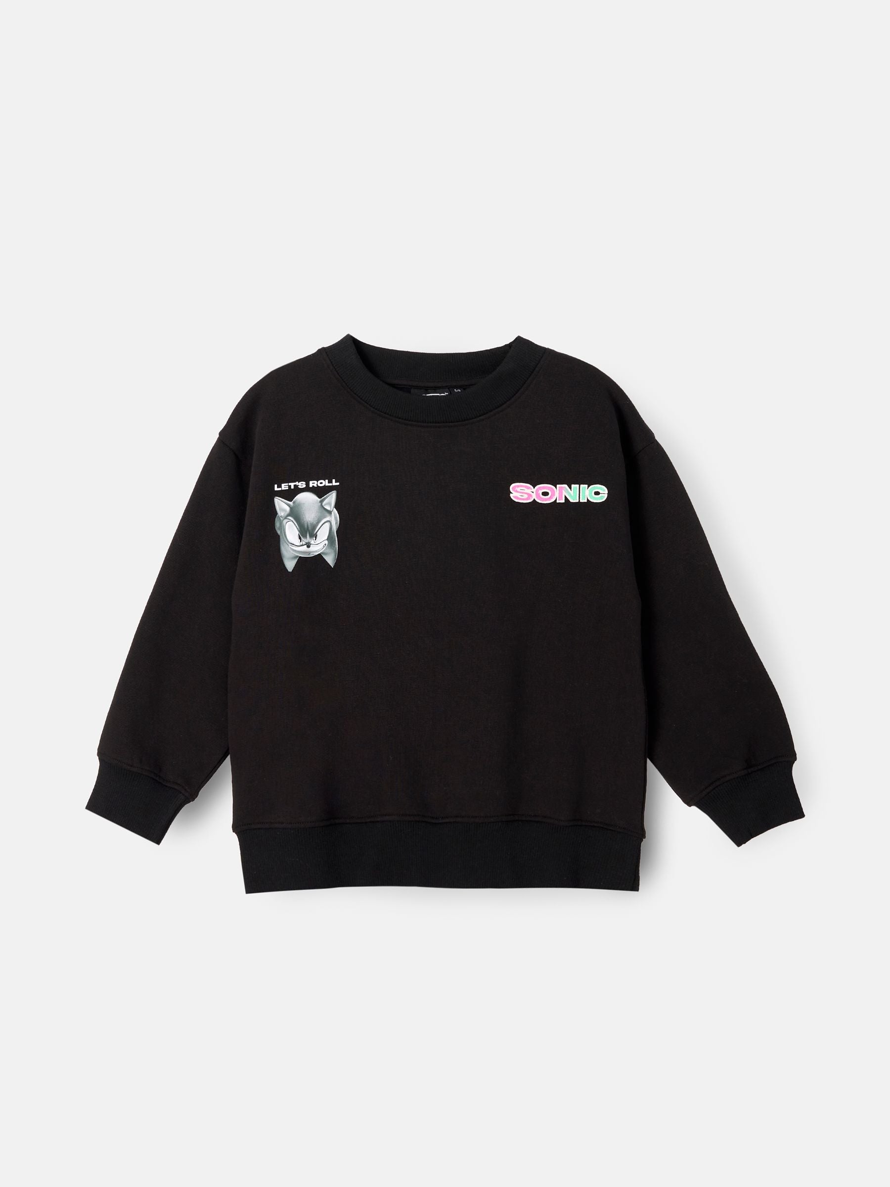 Dsiney Kidz - Angel & Rocket Black Sonic Sweatshirt image 5