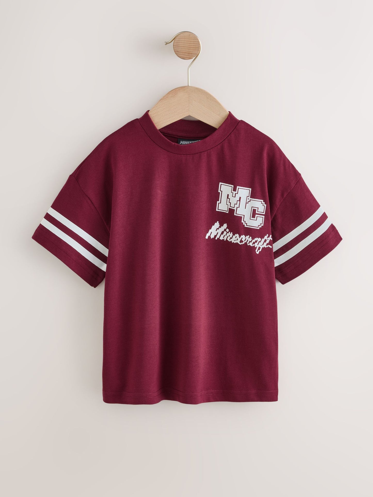 Dsiney Kidz - Angel & Rocket Red Minecraft Varsity T-Shirt image 5