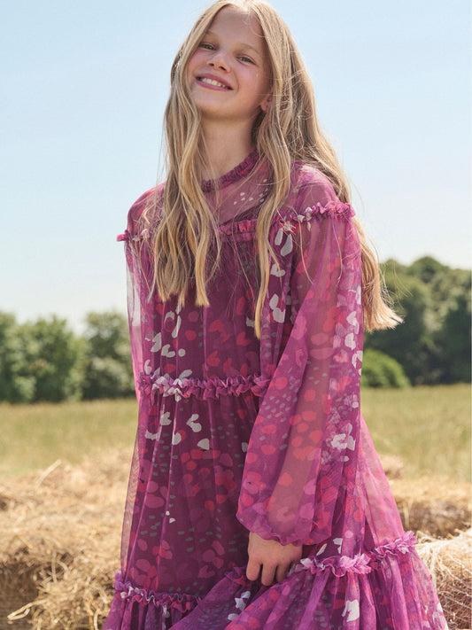 Angel & Rocket Baby Pink Mesh Dress image 1