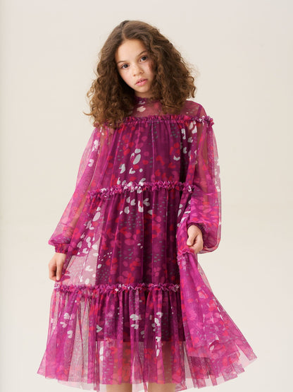 Angel & Rocket Baby Pink Mesh Dress image 7