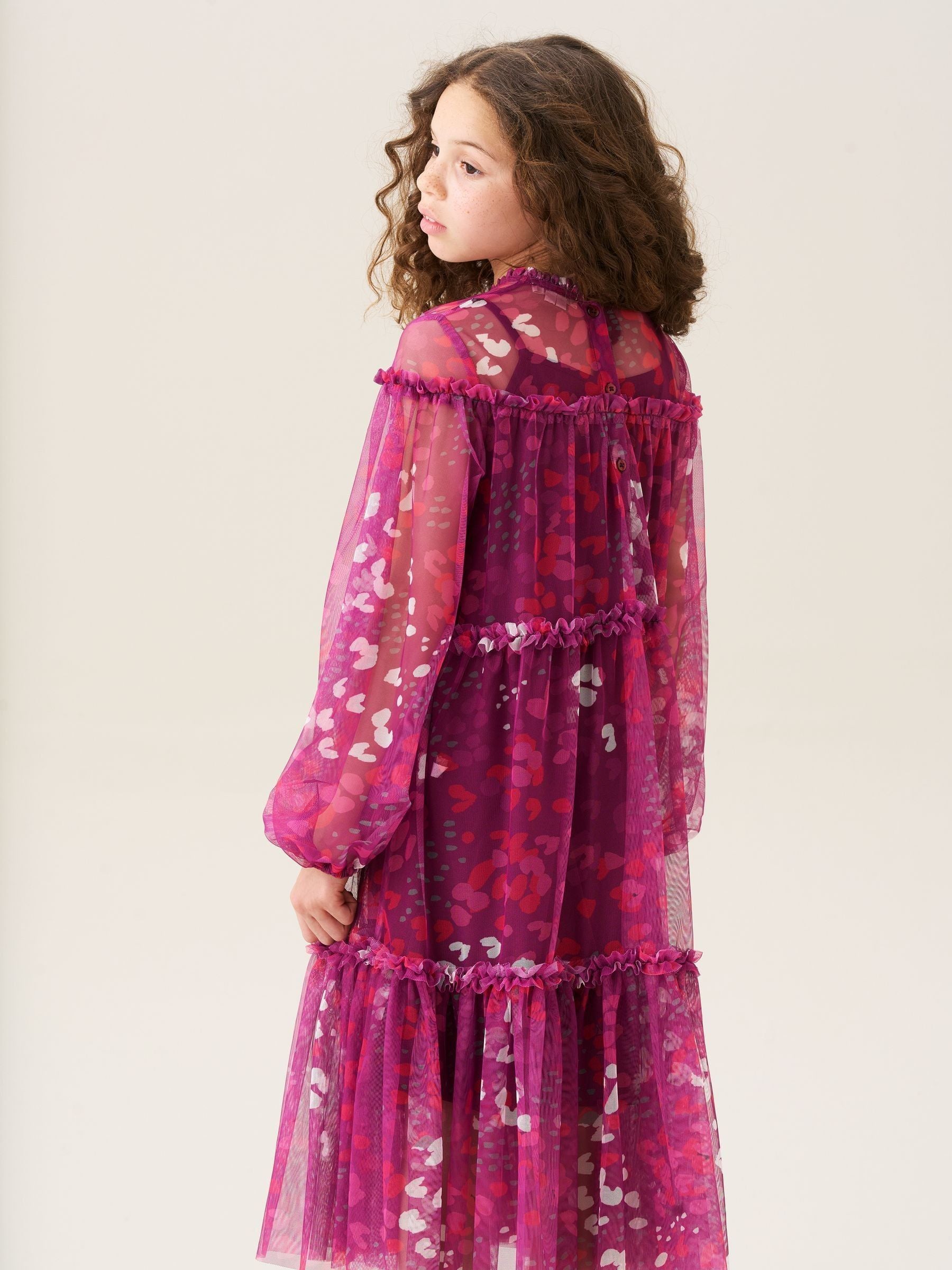 Angel & Rocket Baby Pink Mesh Dress image 9