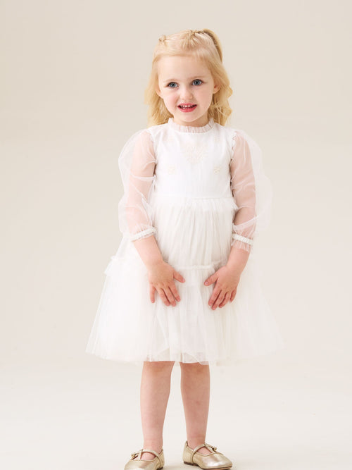 Dsiney Kidz - Angel & Rocket Natural Beau Embroidered Boho Dress image 1