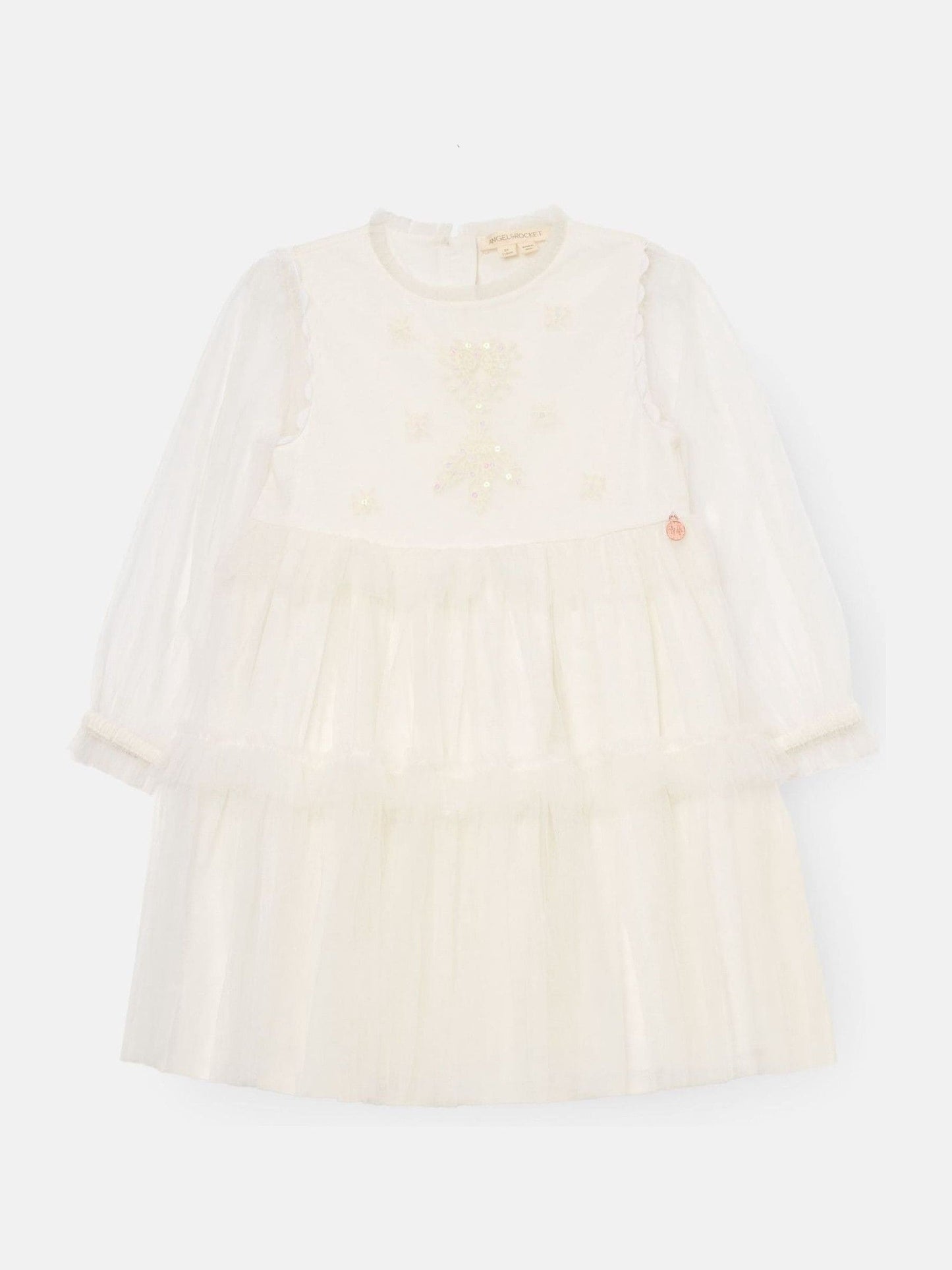 Angel & Rocket Natural Beau Embroidered Boho Dress image 3