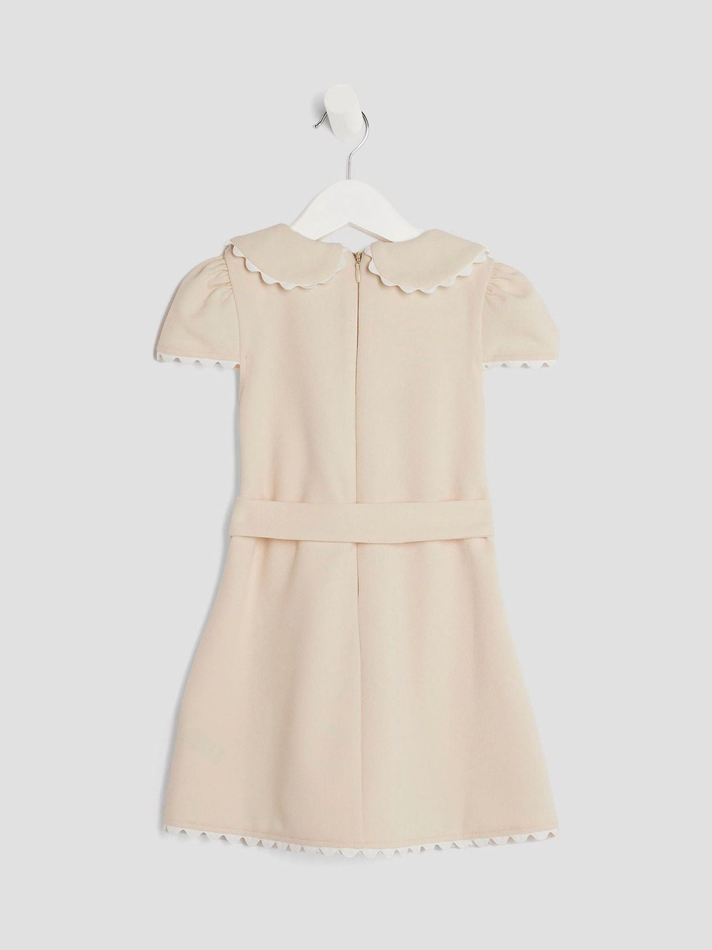 River Island Yellow Girls Collared Scuba Dress image 2