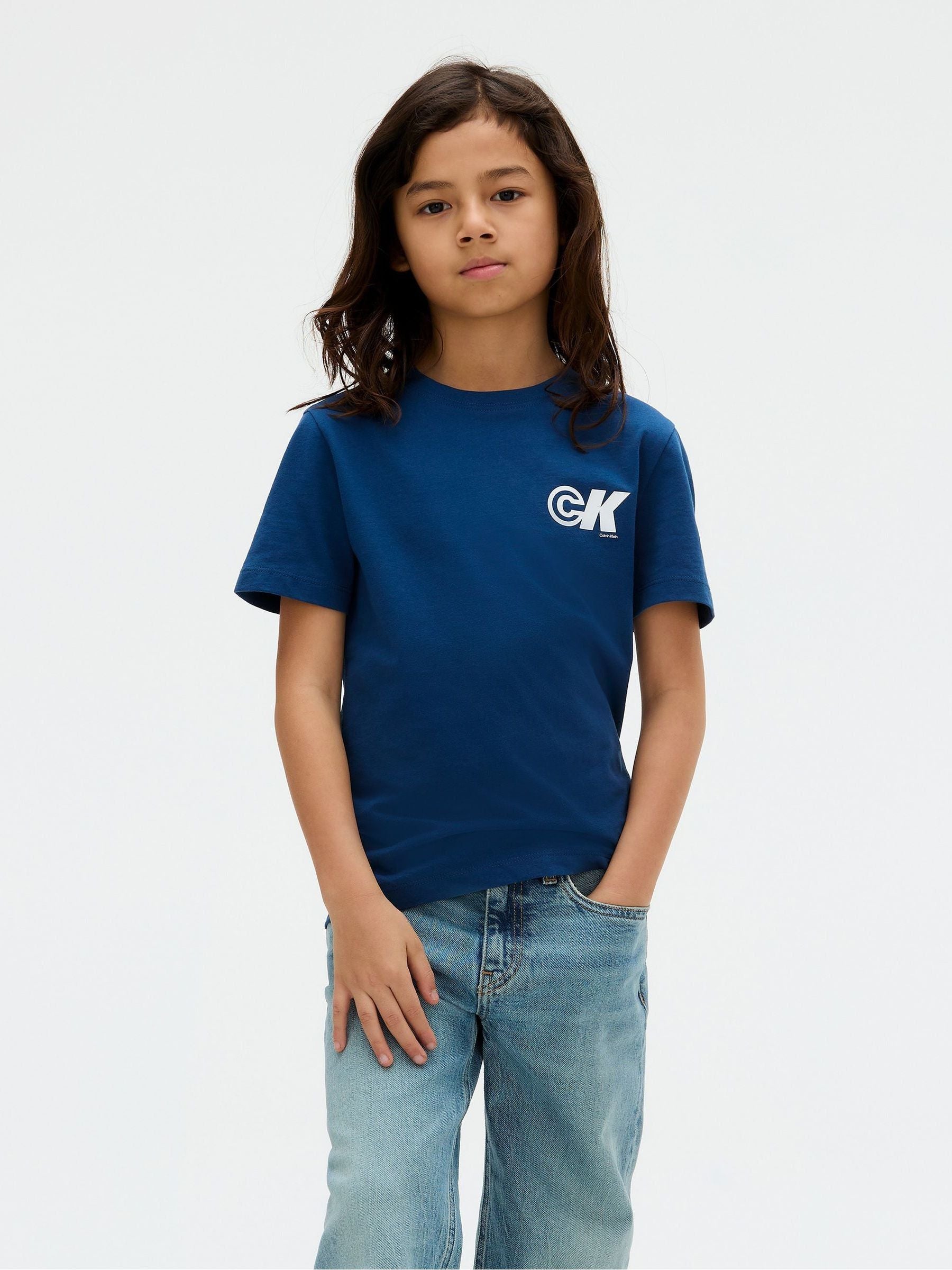 Dsiney Kidz - Calvin Klein Blue Regular Seasonal T-Shirt image 1