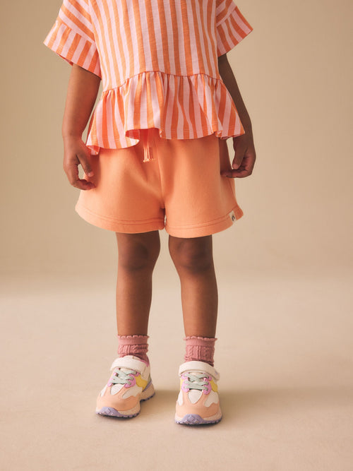 Orange Plain Sweat Shorts (3mths-7yrs) image 1