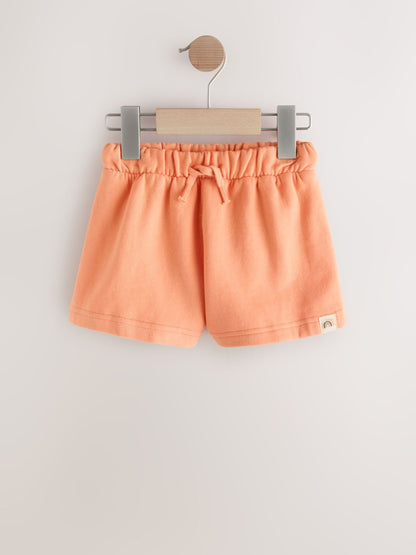 Orange Plain Sweat Shorts (3mths-7yrs) image 6