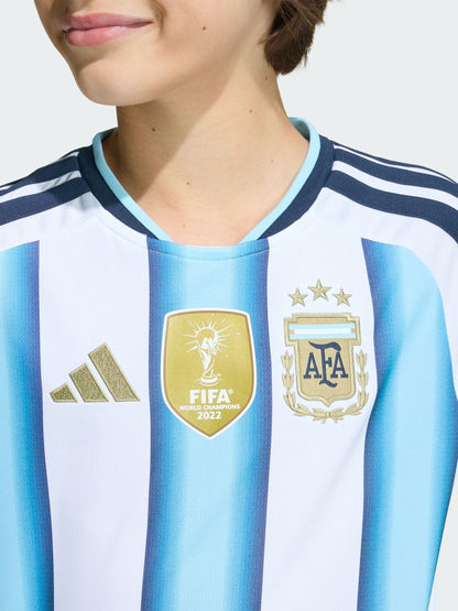 Dsiney Kidz - adidas White/Blue Argentina 26 Home Kids Jersey image 4