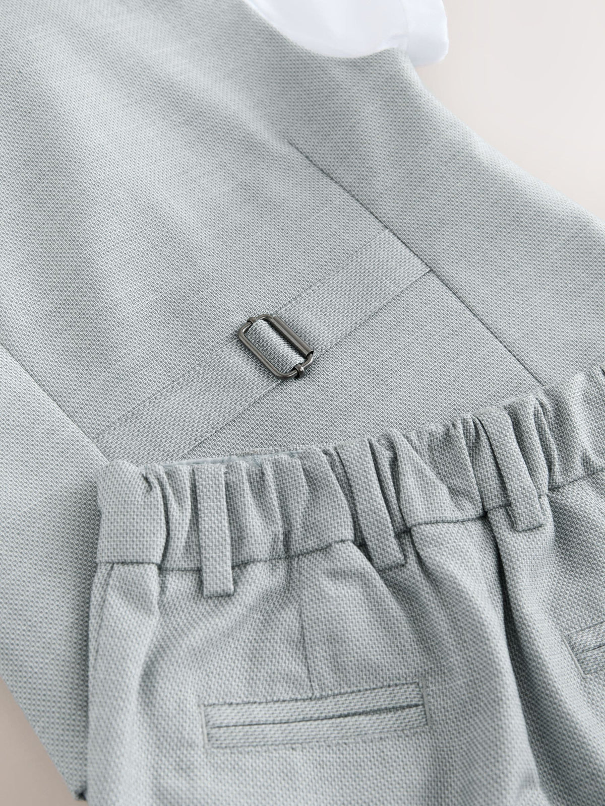 Baker by Ted Baker Grey Baker by Ted Baker Shirt Waistcoat and Shorts Set - image 12