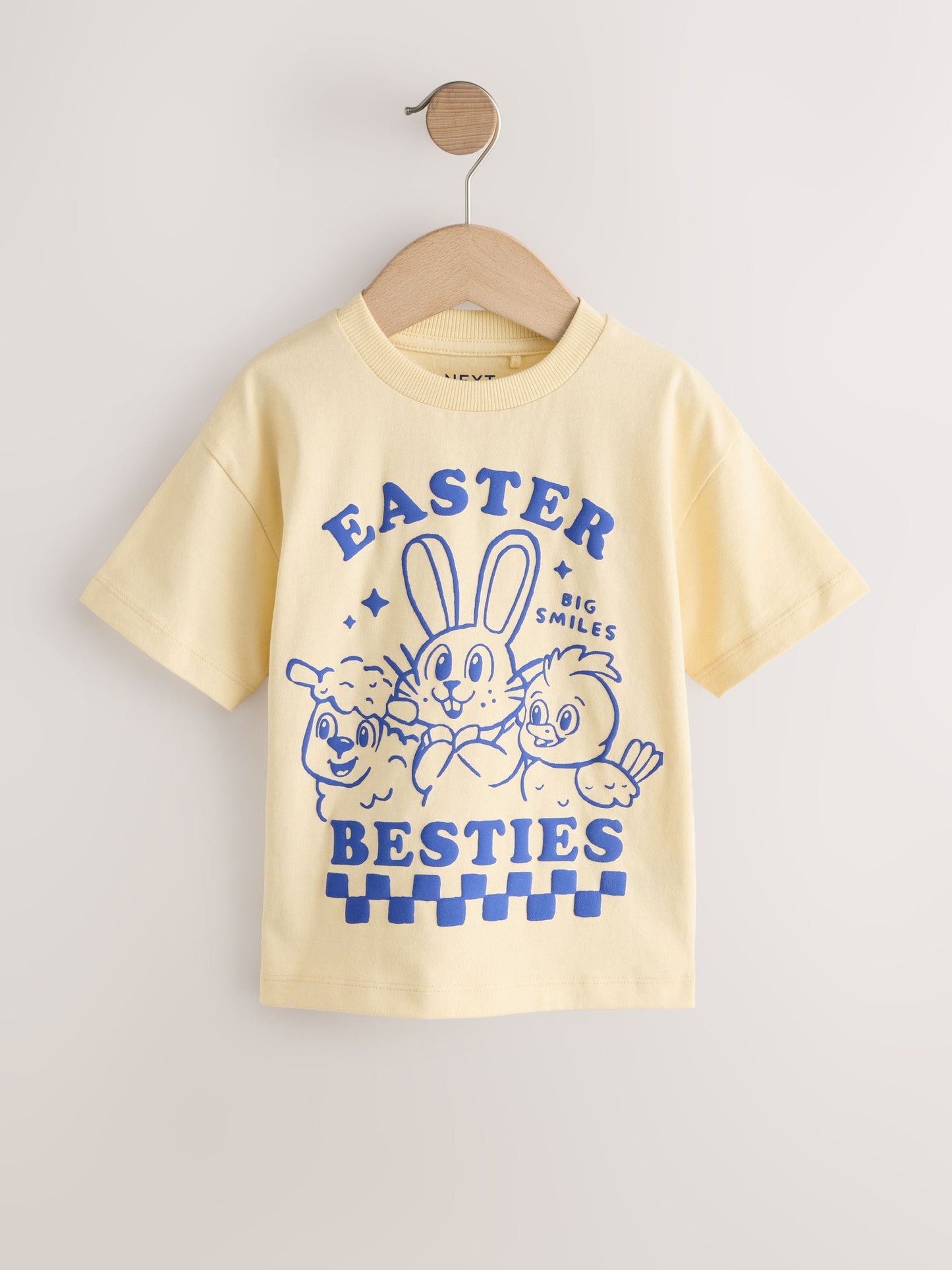 Yellow Bunny Short Sleeve Easter Graphic T-Shirt (3mths-7yrs) image 6