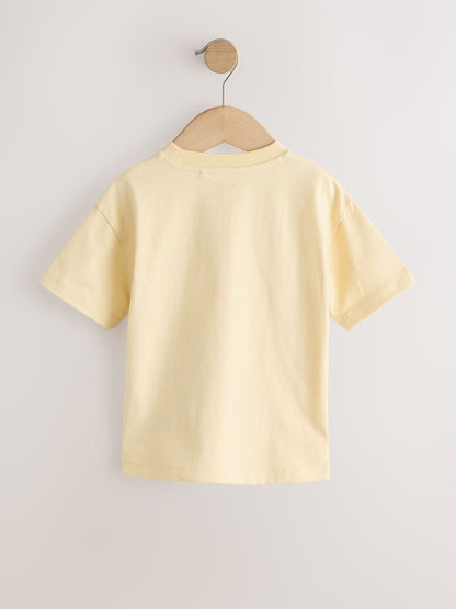 Yellow Bunny Short Sleeve Easter Graphic T-Shirt (3mths-7yrs) image 7