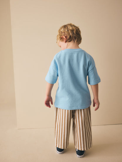 Light Blue Breakfast Trio Short Sleeve Appliqué T-Shirt (3mths-7yrs) image 3