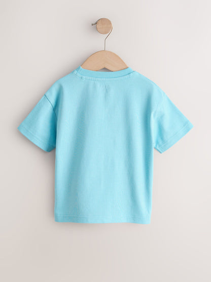 Blue Sea Animal Short Sleeve 3D Padded T-Shirt (3mths-7yrs) image 6