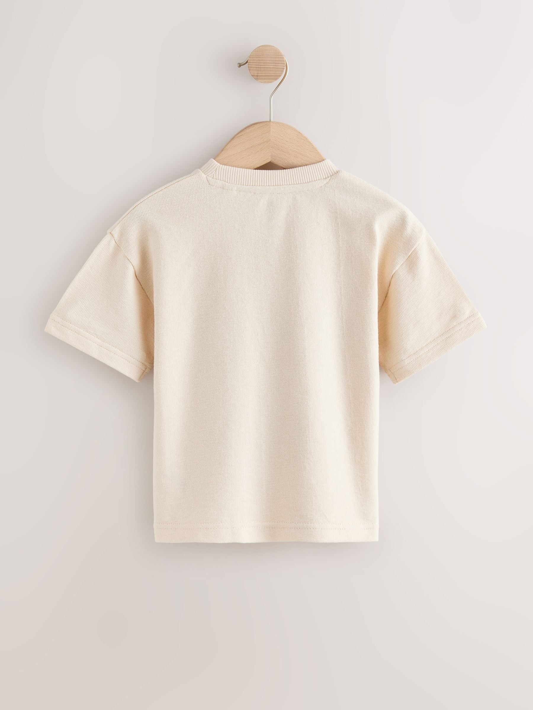 Neutral Brunch Club Pancakes Short Sleeve Graphic T-Shirt (3mths-7yrs) image 2