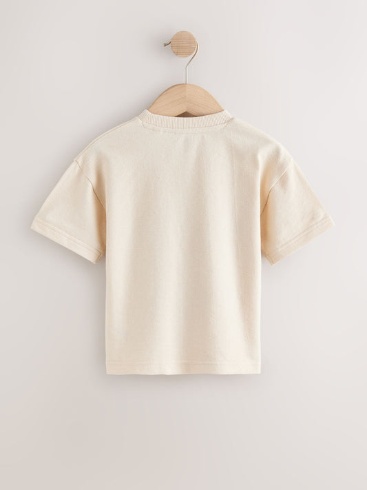 Neutral Brunch Club Pancakes Short Sleeve Graphic T-Shirt (3mths-7yrs) image 2