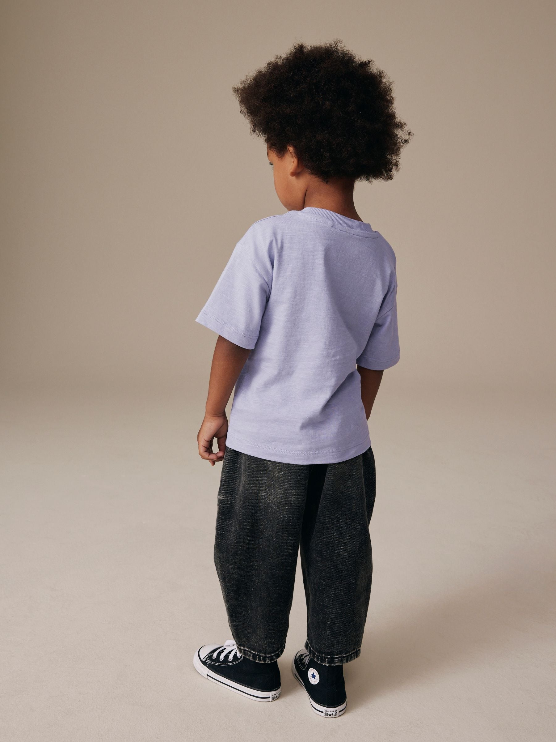 Purple Dinosaur Short Sleeve Graphic T-Shirt (3mths-7yrs) image 3