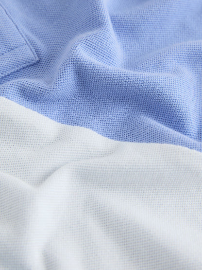 Dsiney Kidz - Blue Colourblock Short Sleeve Polo Shirt (3mths-7yrs) image 8