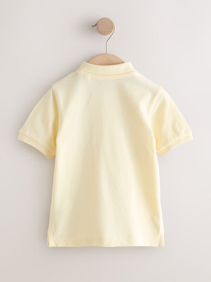 Dsiney Kidz - Yellow Farm All-Over-Embroidered Short Sleeve Polo Shirt (3mths-7yrs) image 2