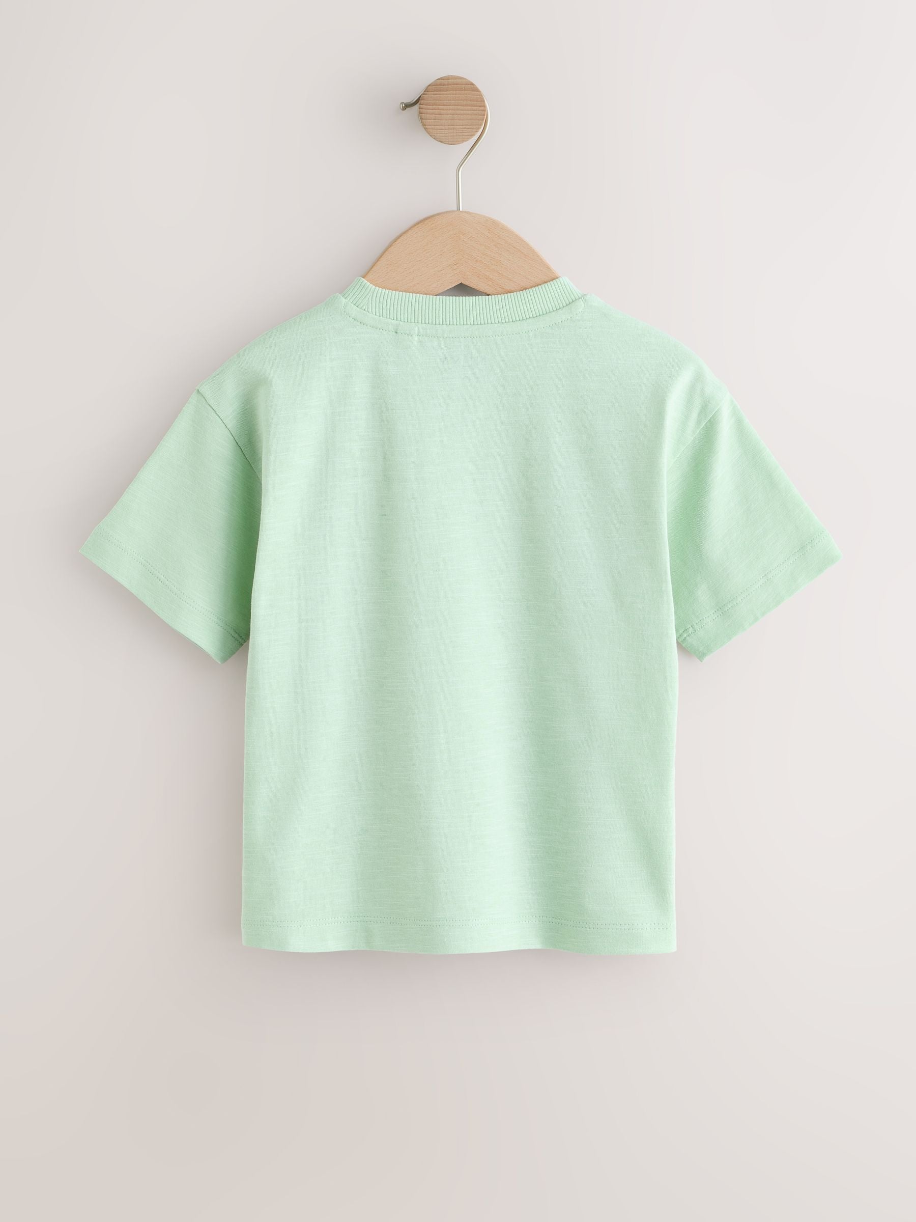 Green Watercolour Farm Short Sleeve Graphic T-Shirts 3 Pack (3mths-7yrs) image 6